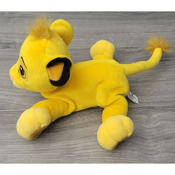 VTG 2002 Hasbro Disney Soft Purring Simba Yellow Plush Stuffed Animal Rare - Picture 2 of 13